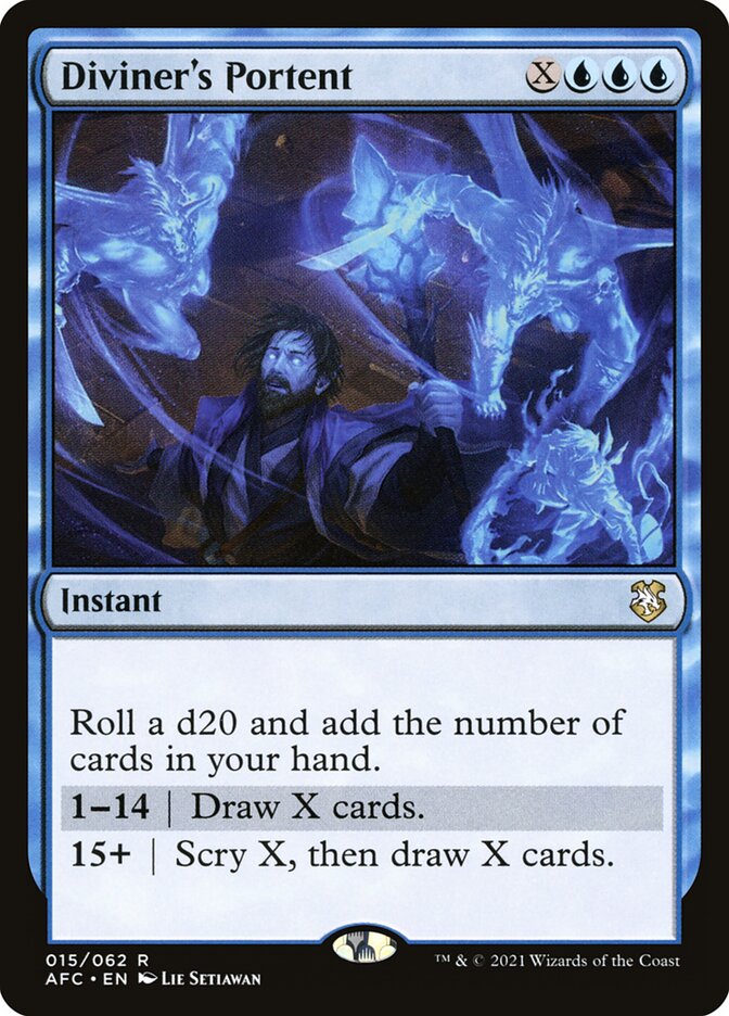 Diviners Portent 15 (Commander: Adventures in the Forgotten Realms)  | Good Games Adelaide SA