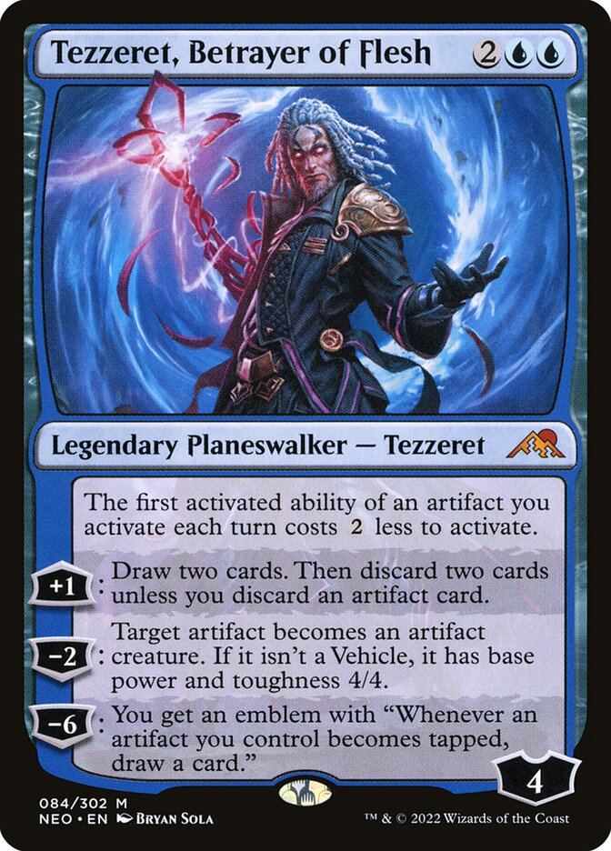 Tezzeret, Betrayer of Flesh 84 (Kamigawa: Neon Dynasty)  - Foil | Good Games Adelaide SA