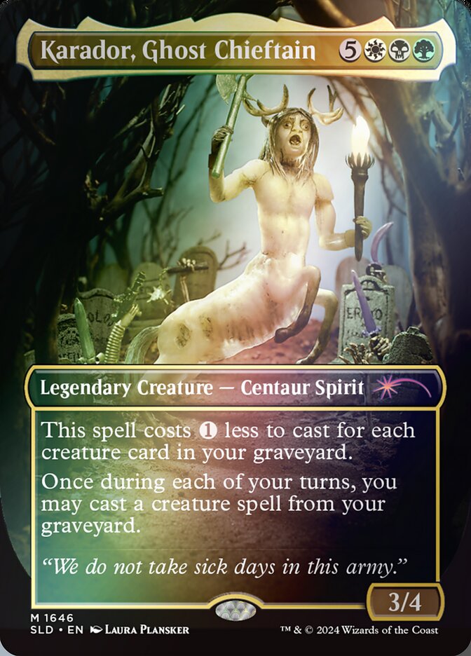 Karador, Ghost Chieftain 1646 (Secret Lair Drop Series)  - Foil | Good Games Adelaide SA