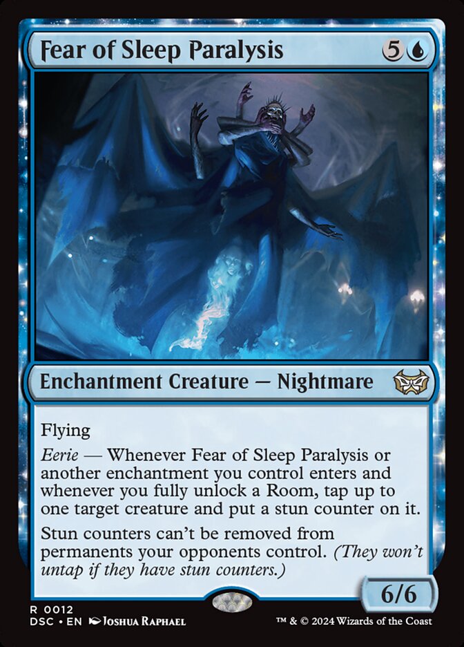 Fear of Sleep Paralysis 12 (Commander: Duskmourn: House of Horror)  | Good Games Adelaide SA