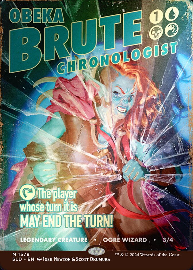 Obeka, Brute Chronologist 1579 (Secret Lair Drop Series)  - Foil | Good Games Adelaide SA