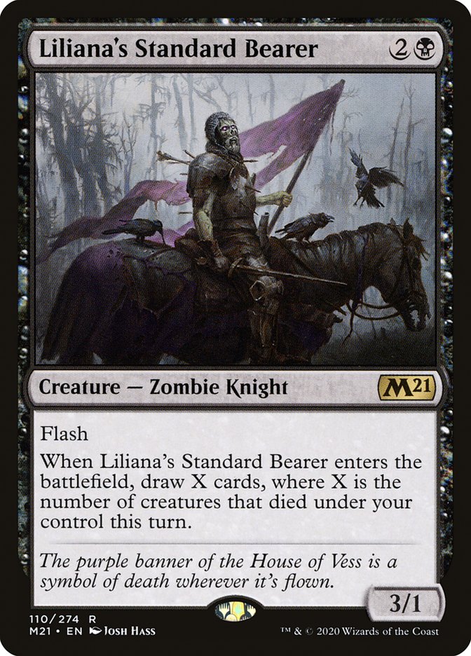 Liliana's Standard Bearer 110 (Core Set 2021)  - Foil | Good Games Adelaide SA