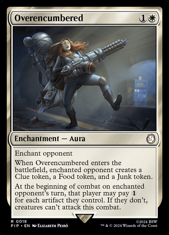 Overencumbered 18 (Universes Beyond: Fallout)  | Good Games Adelaide SA