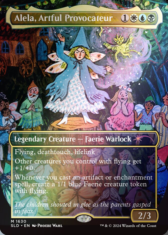 Alela, Artful Provocateur 1630 (Secret Lair Drop Series)  - Foil | Good Games Adelaide SA