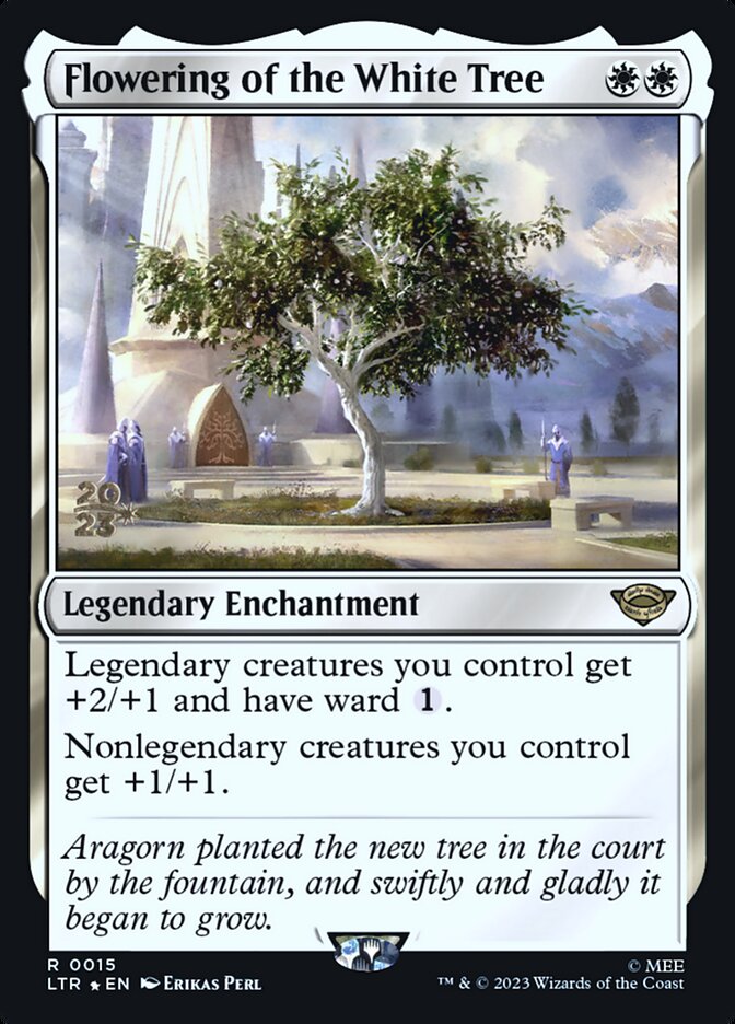 Flowering of the White Tree 15 (Prerelease Cards)  - Foil | Good Games Adelaide SA