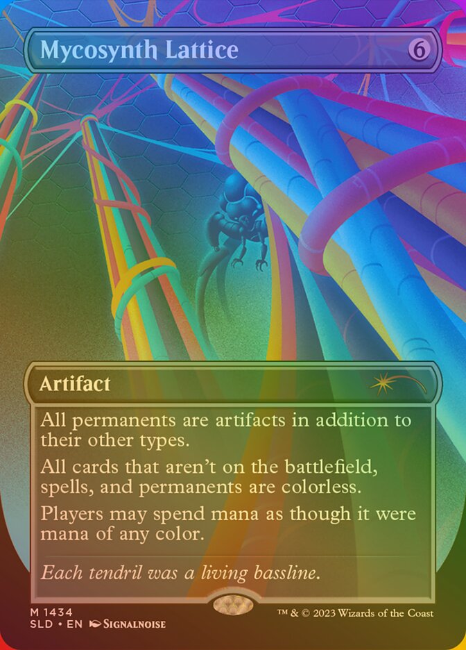 Mycosynth Lattice Rainbow Foil 1434 (Secret Lair Drop Series)  - Foil | Good Games Adelaide SA