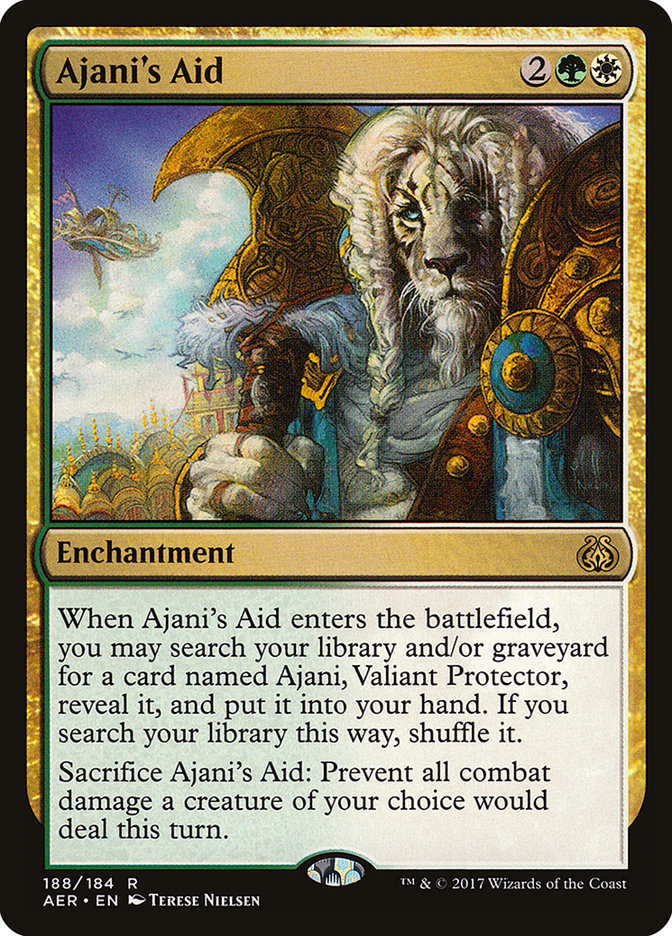 Ajani's Aid 188 (Aether Revolt)  | Good Games Adelaide SA