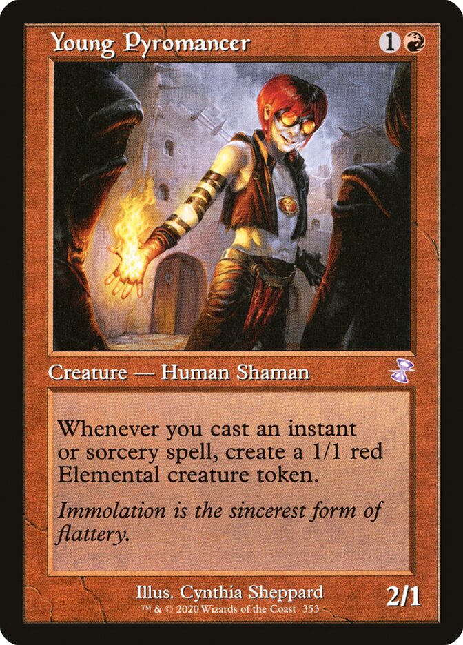 Young Pyromancer 353 (Time Spiral: Remastered)  | Good Games Adelaide SA