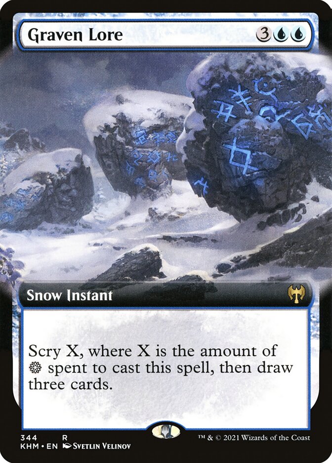 Graven Lore 344 (Kaldheim)  - Extended Art Foil | Good Games Adelaide SA