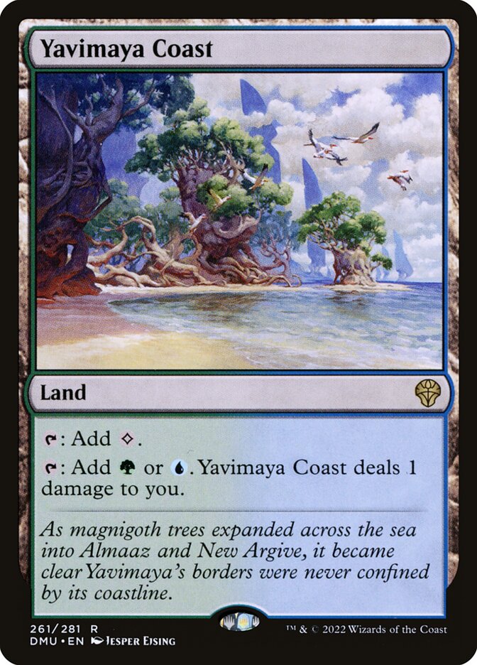 Yavimaya Coast 261 (Dominaria United)  - Foil | Good Games Adelaide SA
