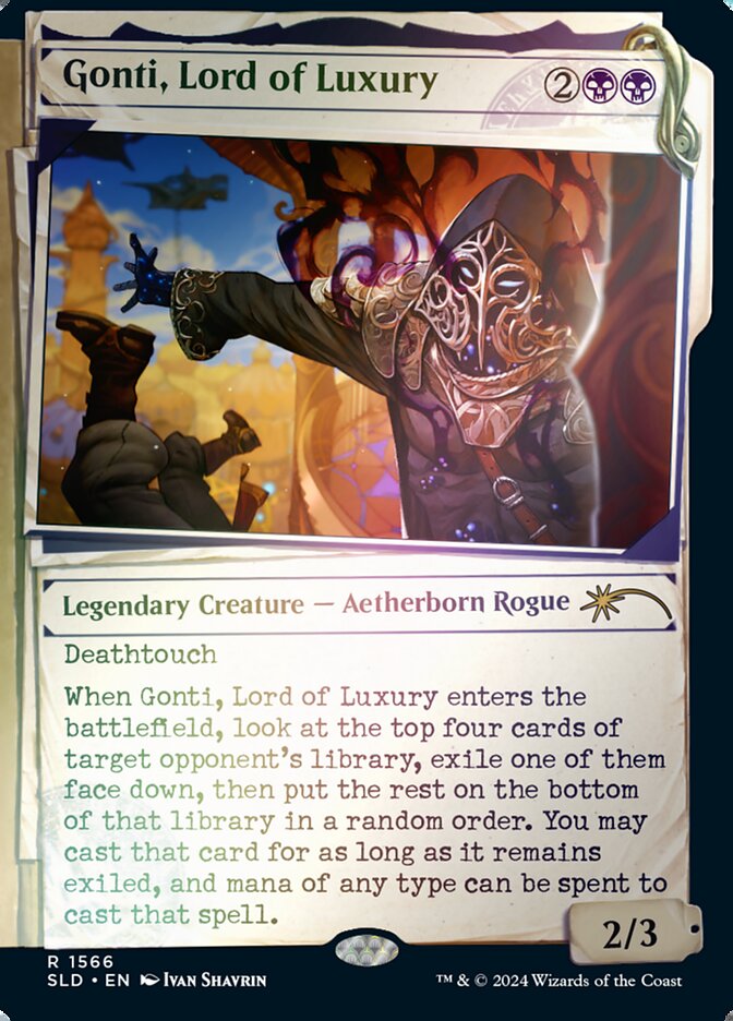 Gonti, Lord of Luxury 1566 (Secret Lair Drop Series)  - Foil | Good Games Adelaide SA