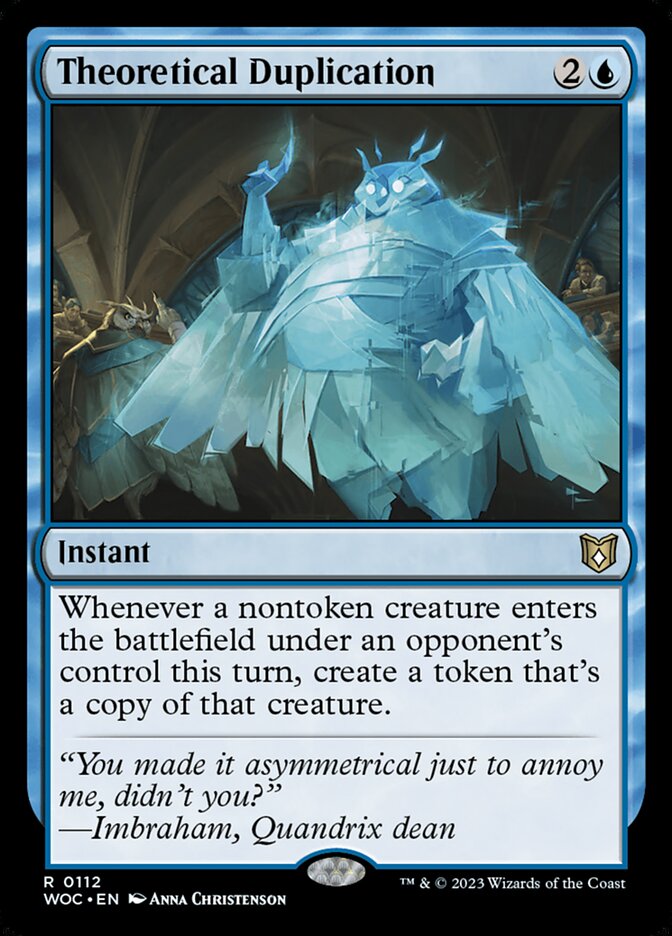 Theoretical Duplication 112 (Commander: Wilds of Eldraine)  | Good Games Adelaide SA