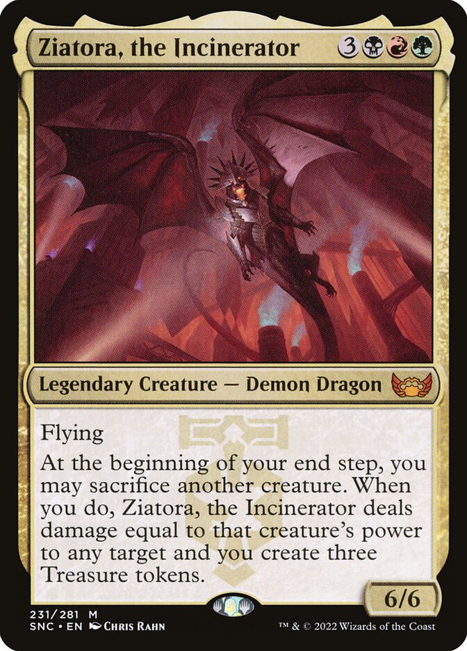 Ziatora the Incinerator 231 (Streets of New Capenna)  - Foil | Good Games Adelaide SA