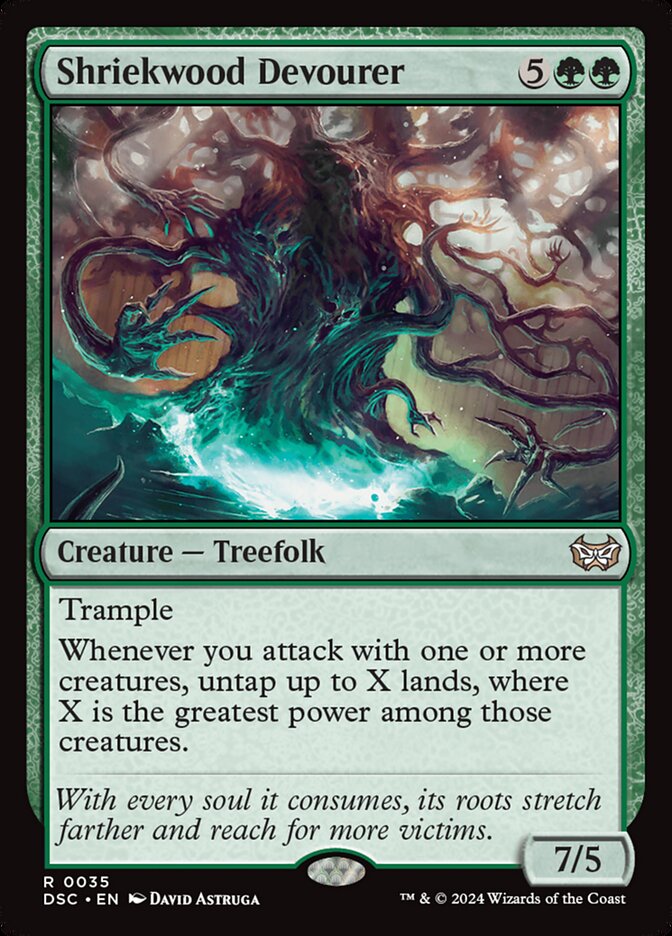 Shriekwood Devourer 35 (Commander: Duskmourn: House of Horror)  | Good Games Adelaide SA
