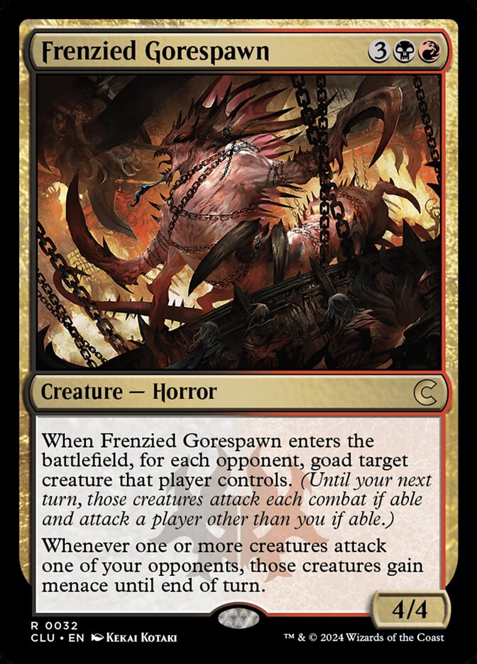 Frenzied Gorespawn 32 (Ravnica: Clue Edition)  | Good Games Adelaide SA