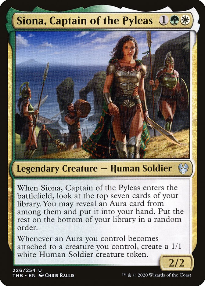 Siona, Captain of the Pyleas 226 (Theros Beyond Death)  - Foil | Good Games Adelaide SA