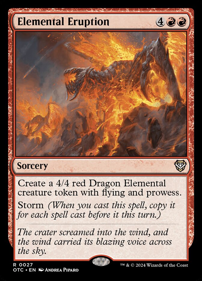 Elemental Eruption 27 (Commander: Outlaws of Thunder Junction)  | Good Games Adelaide SA
