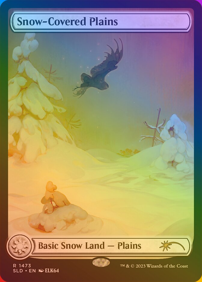 Snow-Covered Plains 1473 (Secret Lair Drop Series)  - Foil | Good Games Adelaide SA