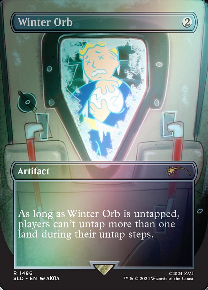 Winter Orb 1486 Rainbow Foil 1486 (Secret Lair Drop Series)  - Foil | Good Games Adelaide SA