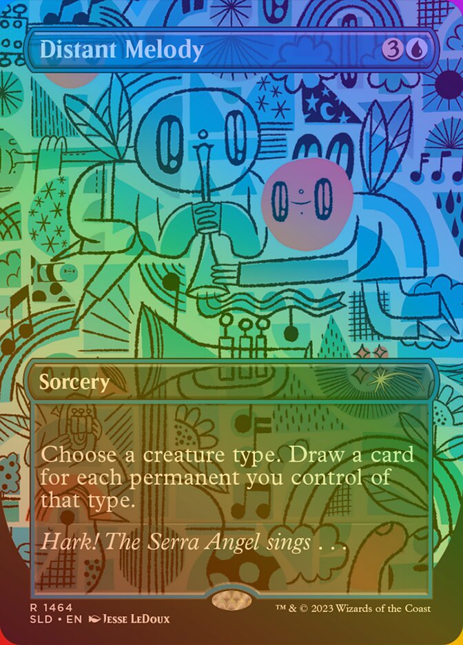 Distant Melody 1464 (Secret Lair Drop Series)  - Foil | Good Games Adelaide SA