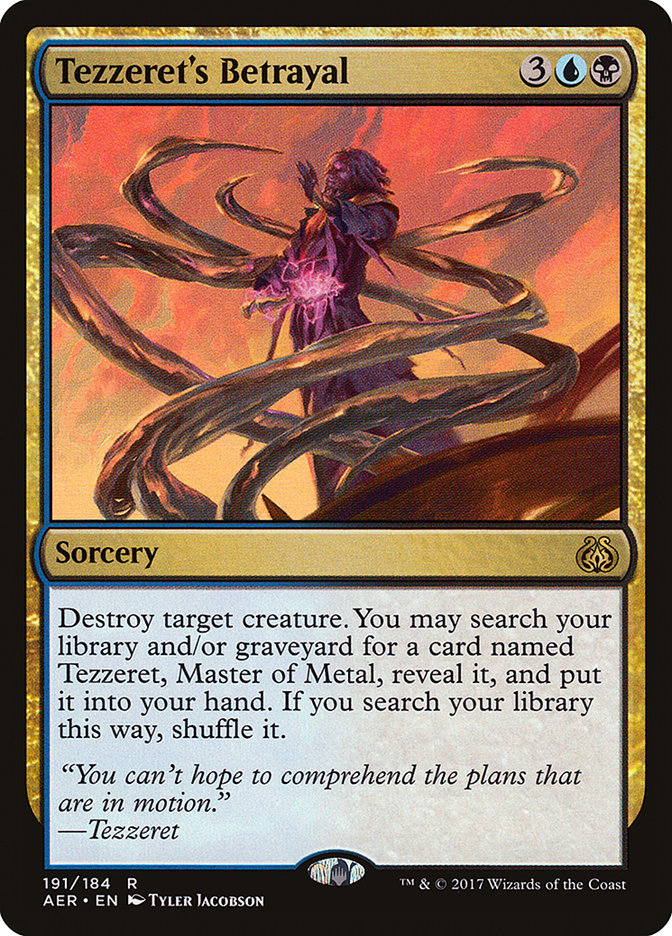 Tezzeret's Betrayal 191 (Aether Revolt)  | Good Games Adelaide SA