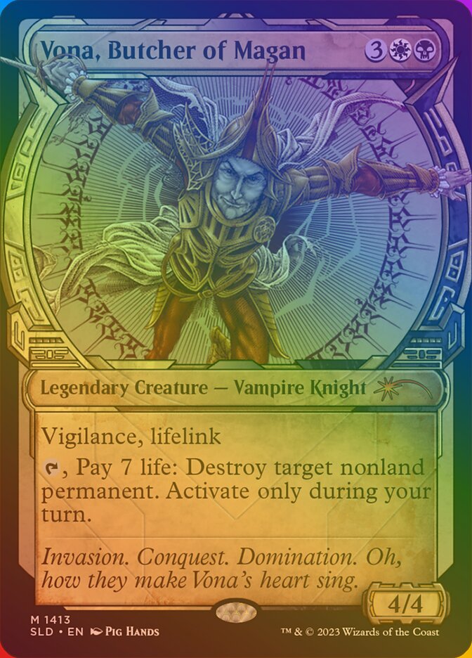 Vona, Butcher of Magan 1413 (Secret Lair Drop Series)  - Foil | Good Games Adelaide SA