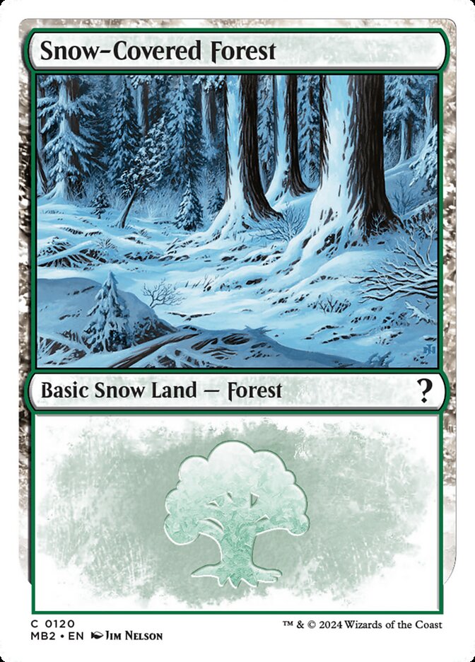 Snow-Covered Forest 120 (Mystery Booster 2)  | Good Games Adelaide SA