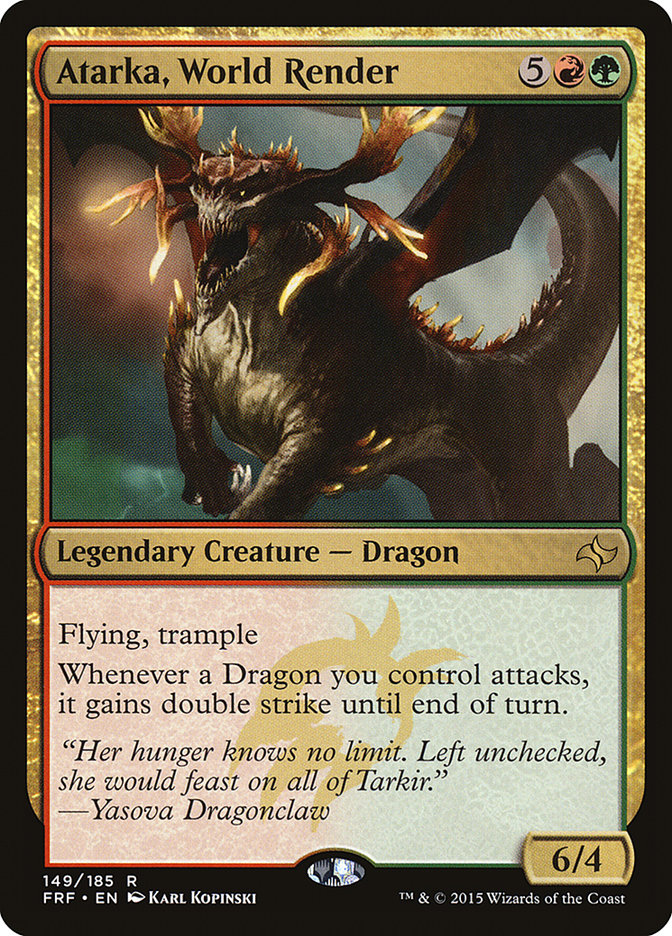 Atarka, World Render 149 (Fate Reforged)  - Foil | Good Games Adelaide SA