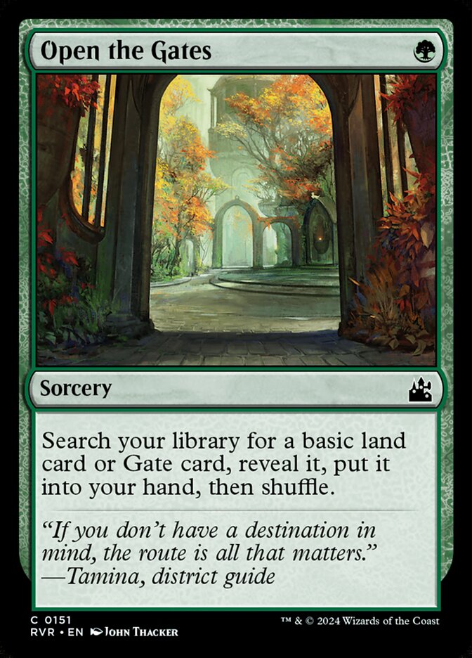 Open the Gates 151 (Ravnica Remastered)  - Foil | Good Games Adelaide SA
