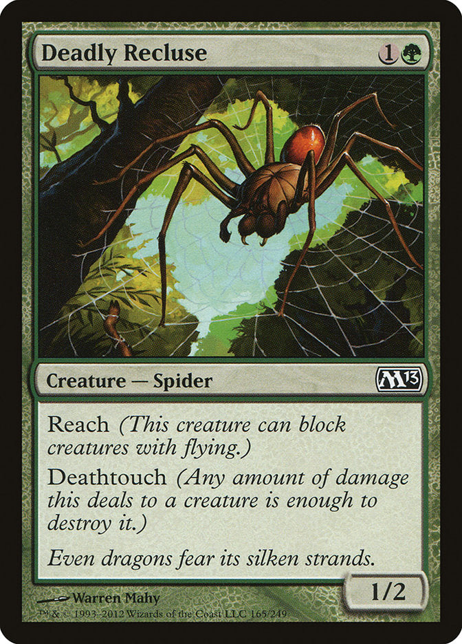 Deadly Recluse 165 (Magic 2013 (M13))  | Good Games Adelaide SA