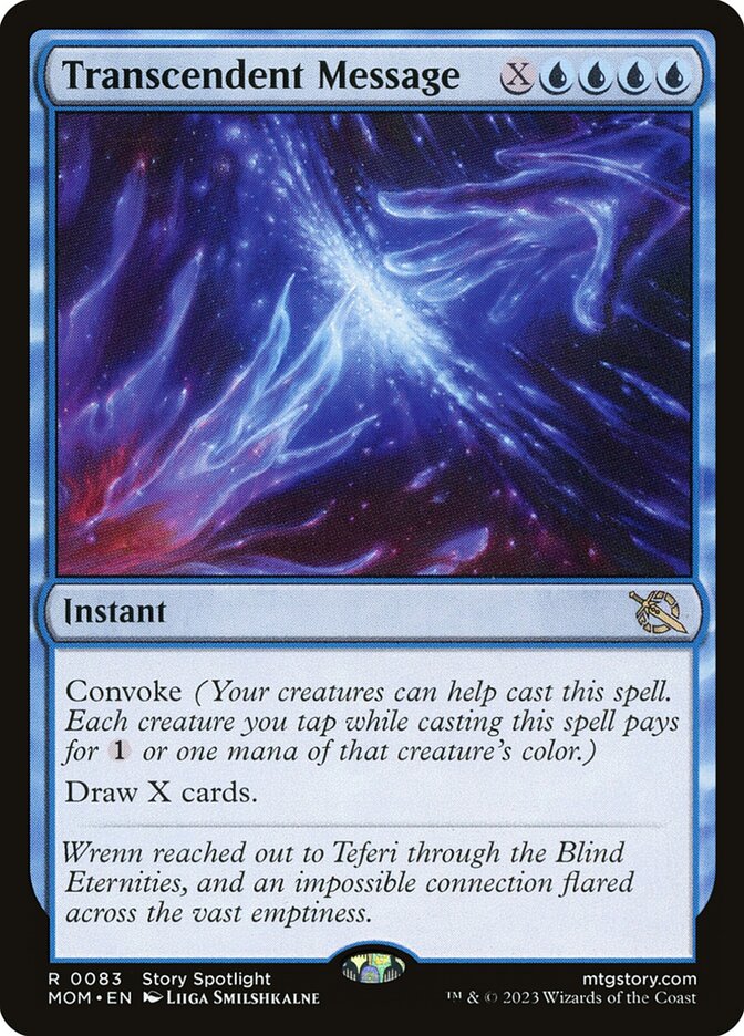 Transcendent Message 83 (March of the Machine)  - Foil | Good Games Adelaide SA