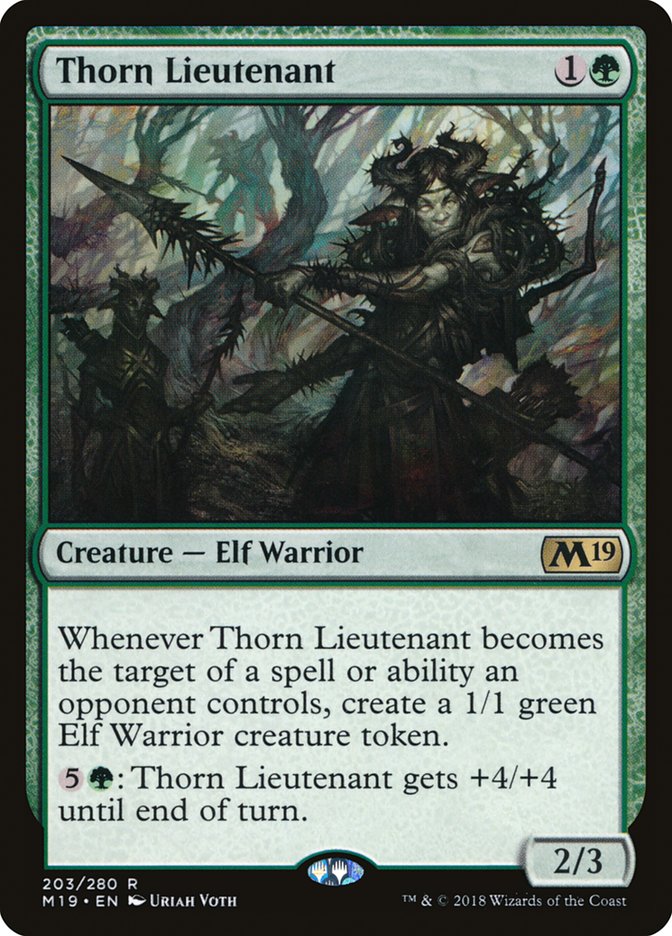 Thorn Lieutenant 203 (Core Set 2019)  - Foil | Good Games Adelaide SA