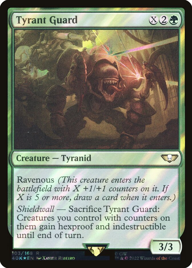 Tyrant Guard 103★/617 (Universes Beyond: Warhammer 40,000)  - Surge Foil | Good Games Adelaide SA