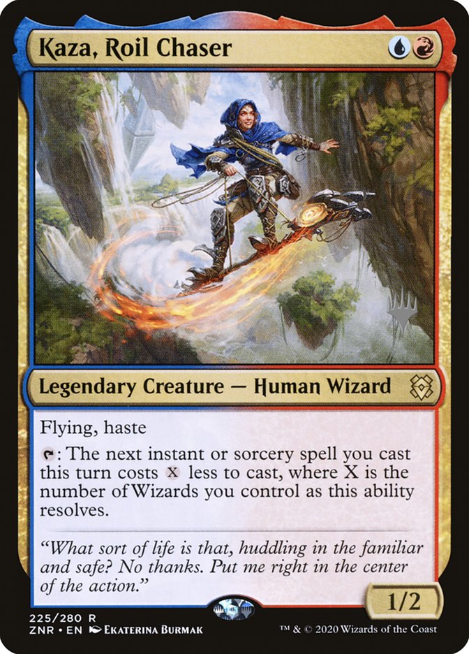 Kaza, Roil Chaser 225 (Promo Pack: Zendikar Rising)  | Good Games Adelaide SA
