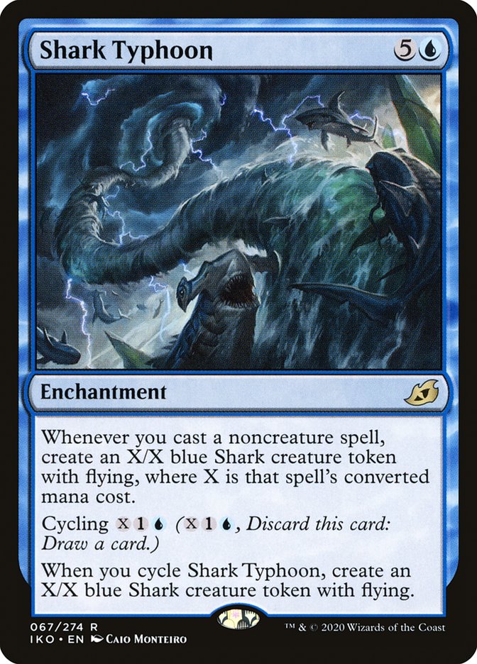 Shark Typhoon 67 (Ikoria: Lair of Behemoths)  - Foil | Good Games Adelaide SA