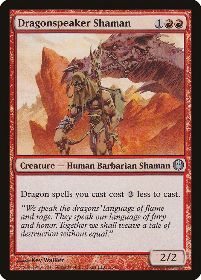 Dragonspeaker Shaman 53 (Duel Decks: Knights vs. Dragons)  | Good Games Adelaide SA