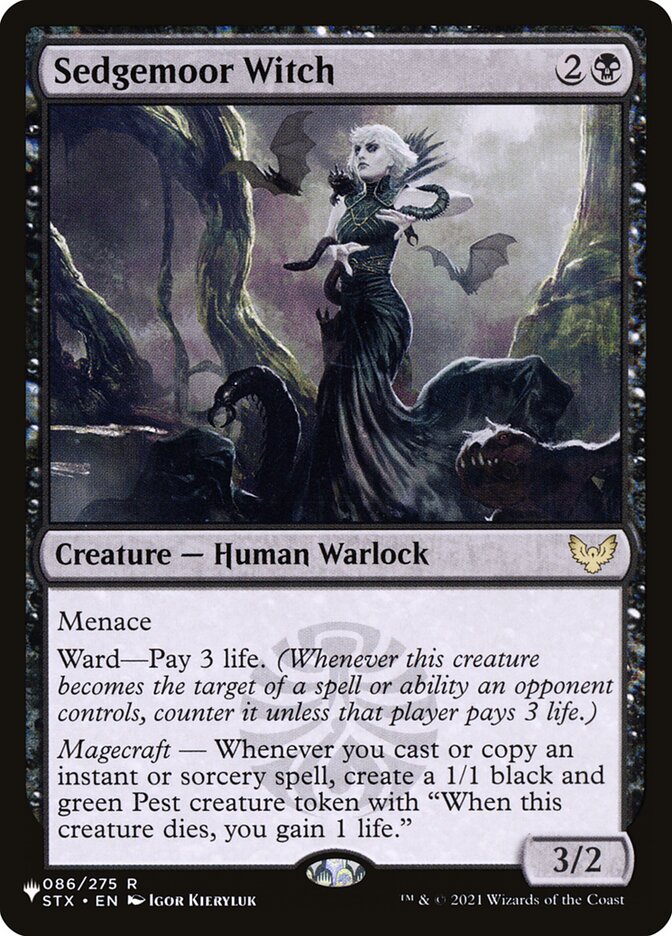 Sedgemoor Witch 086/275 (The List Reprints)  | Good Games Adelaide SA