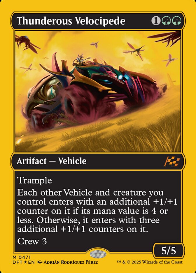 Thunderous Velocipede 471 (Aetherdrift)  - Foil | Good Games Adelaide SA