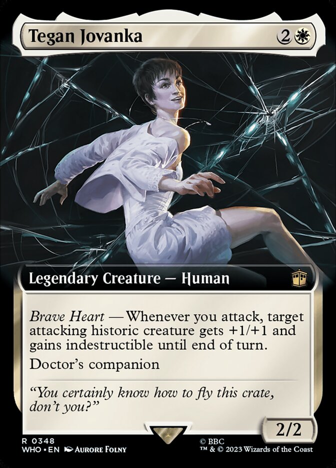 Tegan Jovanka 348 (Universes Beyond: Doctor Who)  - Foil | Good Games Adelaide SA