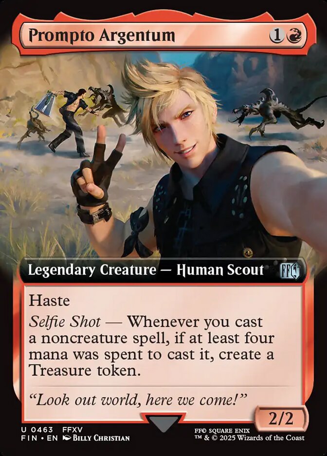 Prompto Argentum 463 (FINAL FANTASY)  - Foil | Good Games Adelaide SA