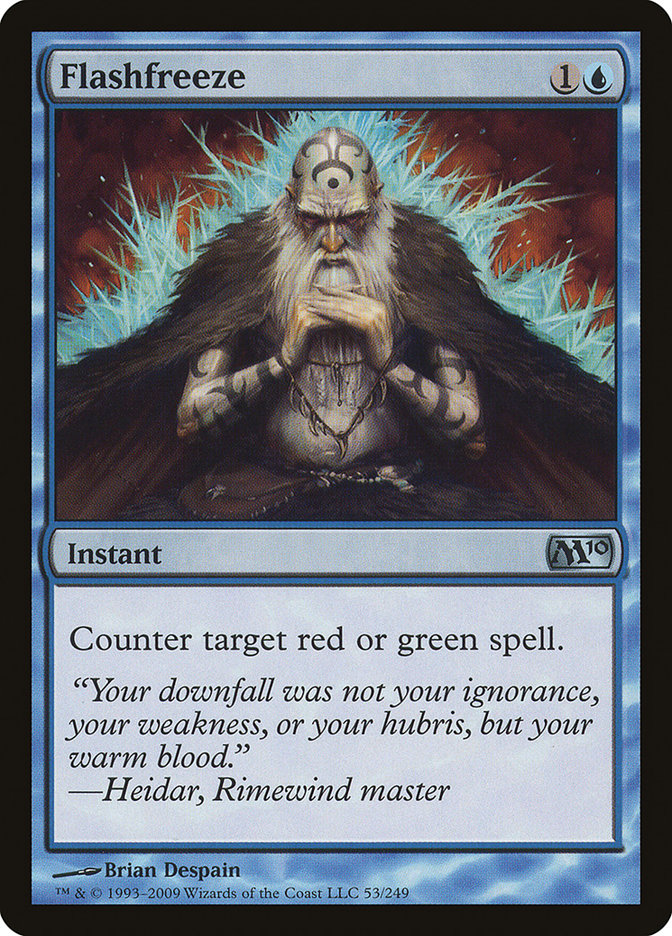 Flashfreeze 53/249 (Magic 2010 (M10))  | Good Games Adelaide SA
