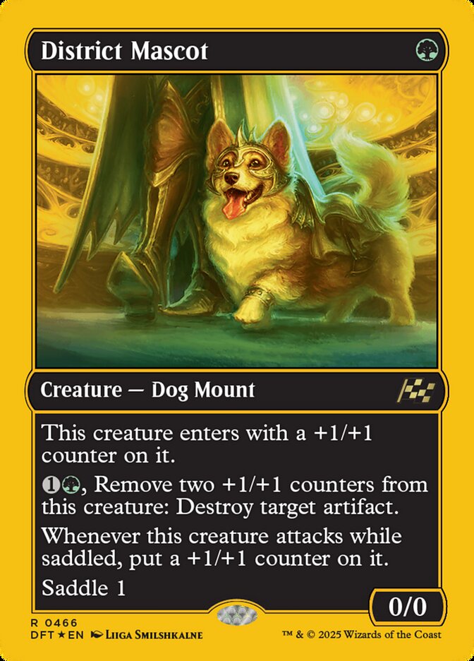 District Mascot 466 (Aetherdrift)  - Foil | Good Games Adelaide SA