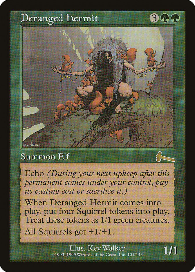 Deranged Hermit 101 (Urza's Legacy)  - Foil | Good Games Adelaide SA