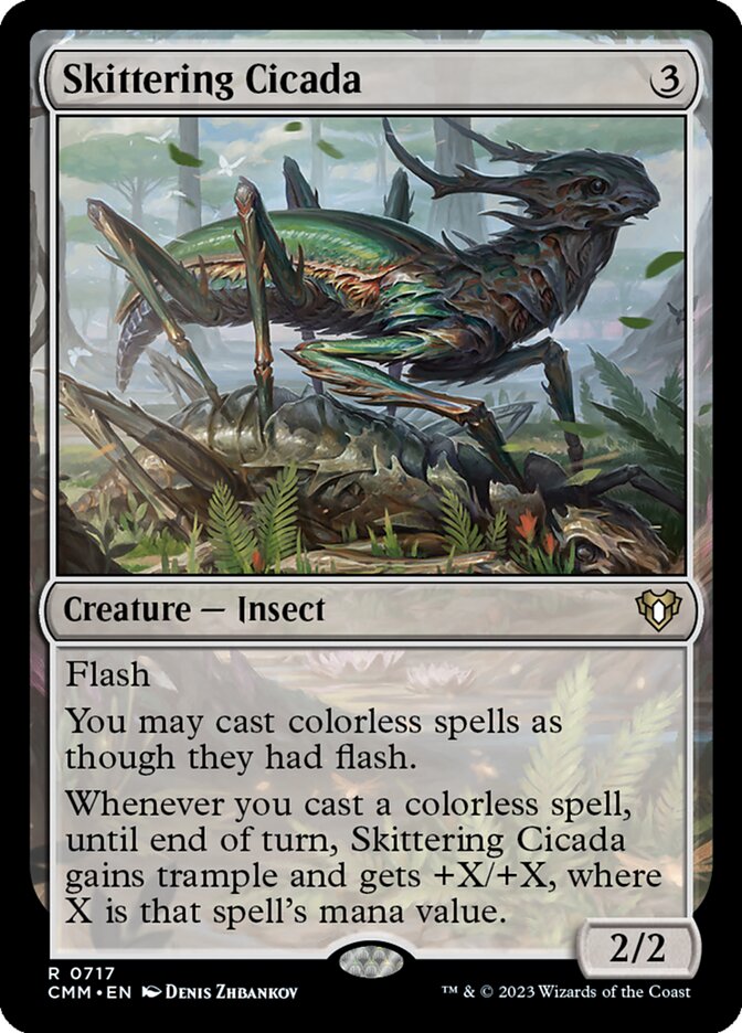 Skittering Cicada 717 (Commander Masters)  | Good Games Adelaide SA