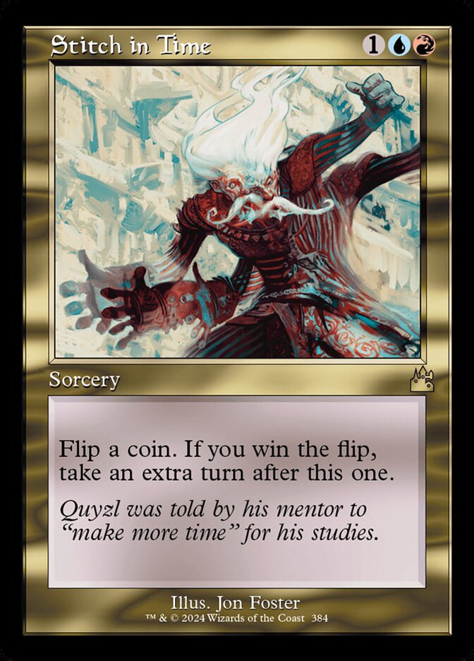 Stitch in Time 384 (Ravnica Remastered)  - Foil | Good Games Adelaide SA