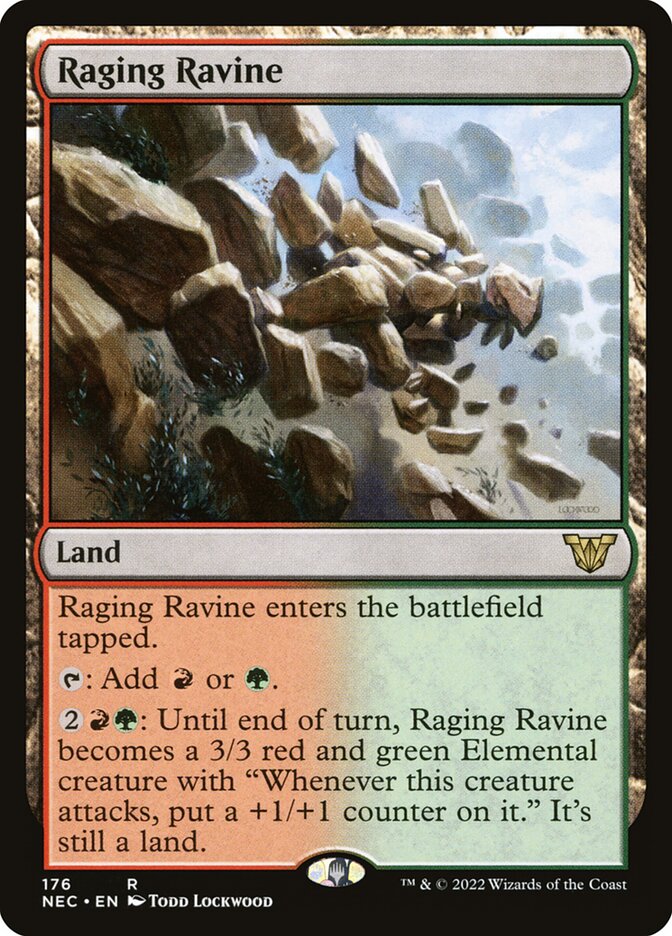 Raging Ravine 176 (Commander: Kamigawa: Neon Dynasty)  | Good Games Adelaide SA
