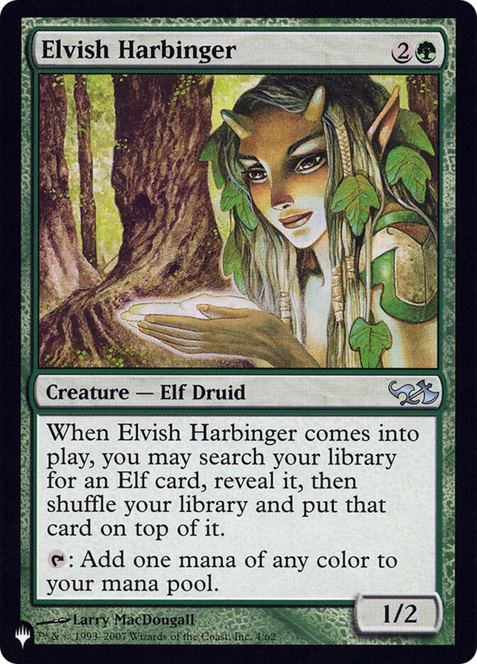 Elvish Harbinger 004/062 (The List Reprints)  | Good Games Adelaide SA