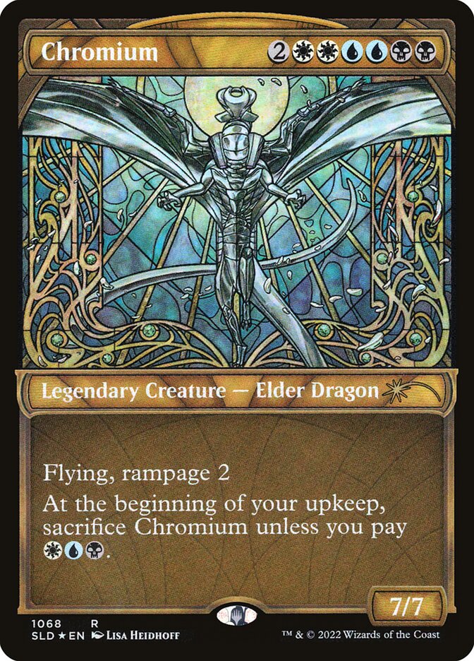 Chromium Stained Glass Textured Foil 1068 (Secret Lair Drop Series)  - Foil | Good Games Adelaide SA