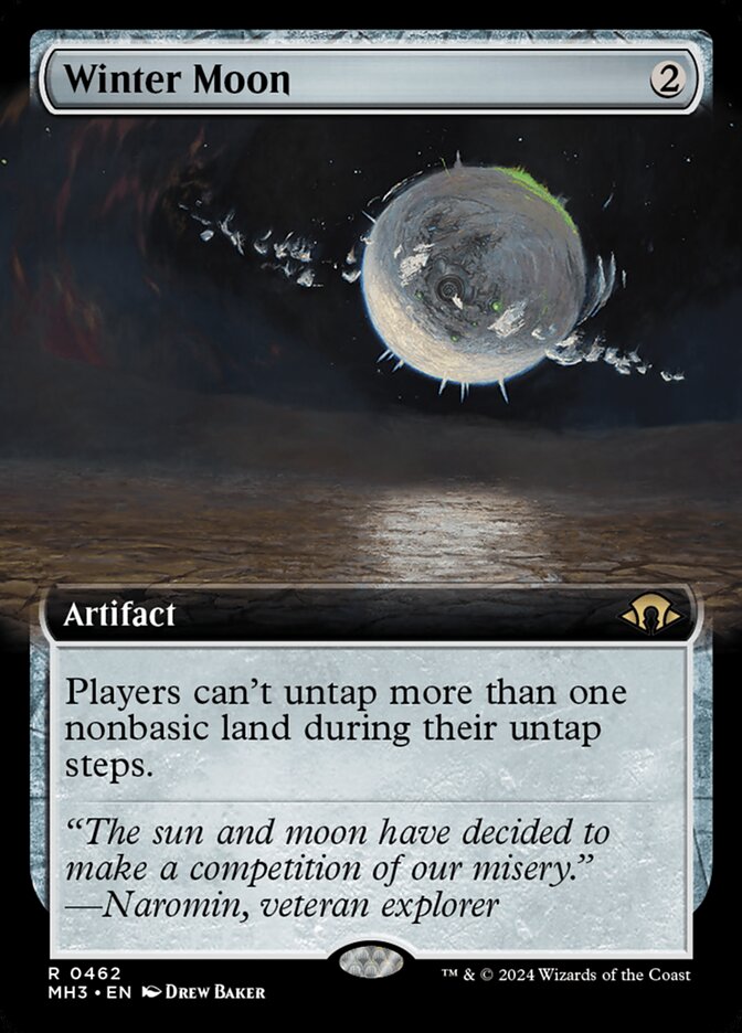 Winter Moon 462/319 (Modern Horizons 3)  - Extended Art Foil | Good Games Adelaide SA