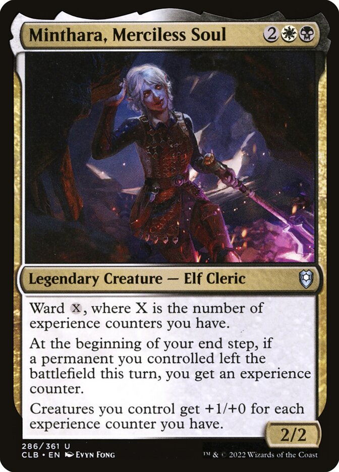 Minthara, Merciless Soul 286 (Commander Legends: Battle for Baldur's Gate)  - Foil | Good Games Adelaide SA